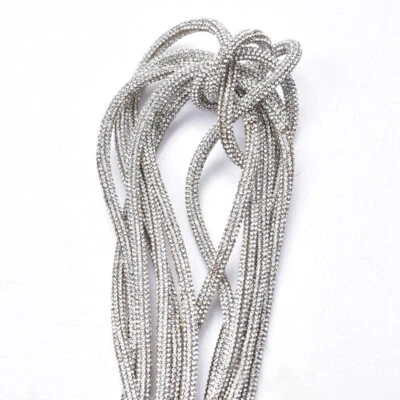 6mm Shiny Rhinestone Tube Rope Chain w/Empty Hot Melt Hose Jewelry Applique 1M - Image 1 of 4