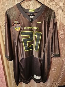 ๐ธ๐ LAMICHAEL JAMES Nike Oregon Ducks #21 Jersey Team Issued L BCS CHAMPIONSHIP - Picture 1 of 18