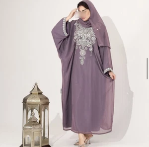 Sale Neu Marokkanisches Dubai Kaftan Farasha Abaya Kleid Hochzeit schick langes Kleid 560 - Bild 1 von 5