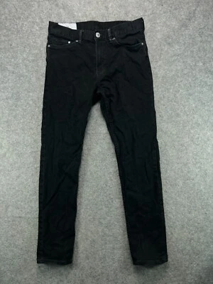 Denim Slim Coupe etroite Skinny Jeans Womens 31 Black Denim Dark Mid Rise Ladies - Image 1 of 4