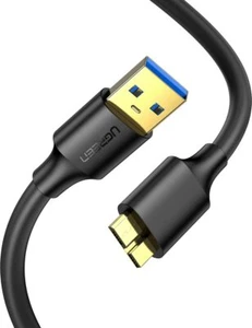 NEW UGREEN Hard Drive Cable USB 3.0 A to Micro B 5Gbps 3A HDD SSD 0.5M - Picture 1 of 6