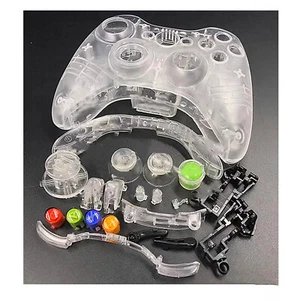 For Xbox 360 Wired/Wireless Controller Full Shell Cover Buttons Mod - Picture 1 of 17