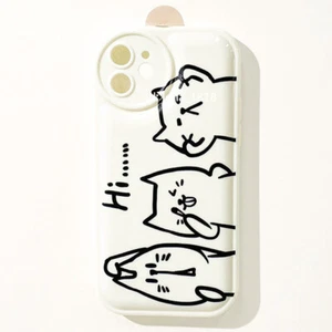 Funny Cat Case For iPhone 14 13 12 11 Pro Max Plus Mini XR XS X SE 8 7 6 s Cover - Picture 1 of 4