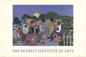 Quilting Time Romare Bearden Art Print African American Museum 1988 Poster 24x36 - Picture 1 of 9