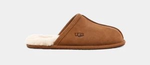 UGG PEARLE SLIPPER HAUSSCHUHE AUS WILDLEDER KASTANIE FELLFUTTER SCHUHE DAMEN NEU GRÖSSE 5 - Bild 1 von 3