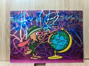 Ren & Stimpy🏆1993 Topps #21 Prismatic  Trading Card 🏆 FREE POST - Bild 1 von 1