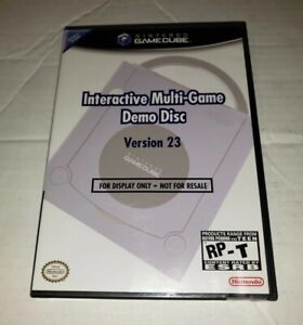 Nintendo Gamecube INTERACTIVE MULTI-GAME DEMO-DISC Version 23 GC Video BRAND NEW
