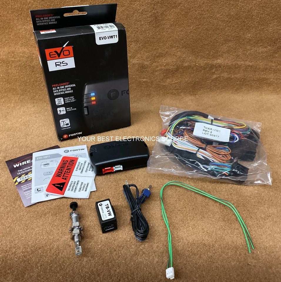 NEW Fortin EVO-VWT1 Digital Remote Start System for Select VW Volkswagen/Audi - Image 1 of 1