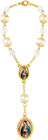 Bulk 12 Pc Crystal Lady of Guadalupe Car Auto Rosary with Gift Bag Perfect for F