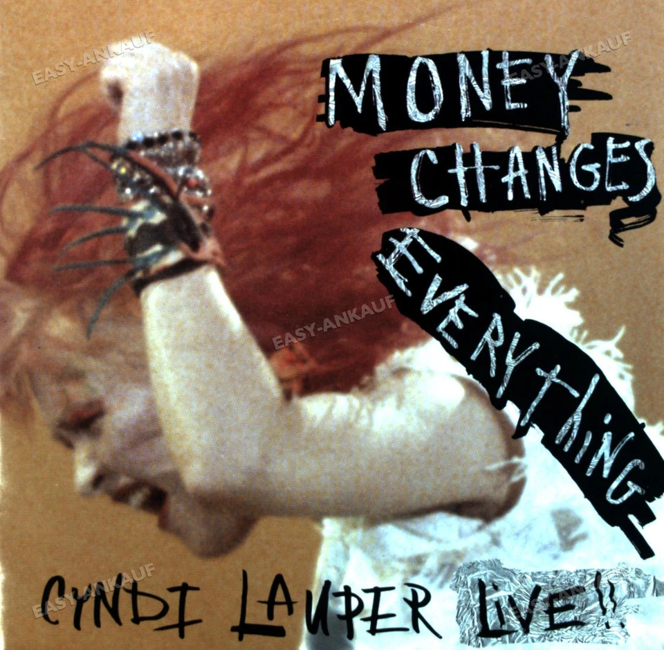 Cyndi Lauper - Money Changes Everything (Live) / (Studio Version) 7" ' - Image 1 of 1