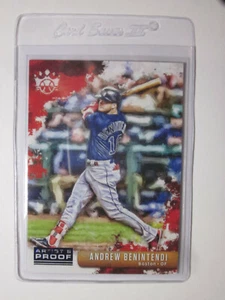 2019 Diamond Kings #59 Andrew Benintendi Artists Proof Parallel Boston Red Sox - Picture 1 of 2