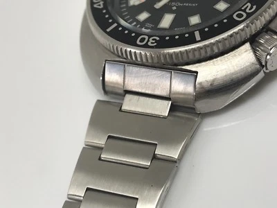 Pulseira Seiko 6105-8110 6105-8119 H-link aço inoxidável extremidade link mergulhador barra 19mm - Imagem 1 de 4