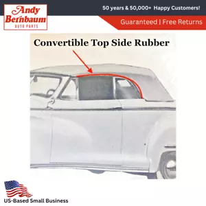 For 1937-1952 DeSoto Convertible Top Side Rubber Seal - Picture 1 of 3
