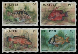 Saint Kitts 1991 - Mié-Nr. 312-315 ** - MNH - Fische / Pescado - Imagen 1 de 1