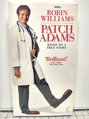 Patch Adams (VHS, 1999) Robin Williams Monica Potter #83660 Sealed  - Image 1 of 4