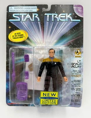 Star Trek ~ Teniente Reginald Barclay #1496 de 3000 Playmates Edición Limitada ***RARO Foto 1 de 4
