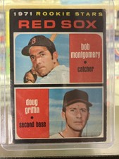1971 Topps #176 Bob Montgomery/Doug Griffin Rookie Boston Red Sox PR-GD