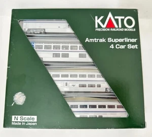 Kato Scala N 1063516 Amtrak Superliner Phase IVb - Set di 4 auto B - Foto 1 di 6