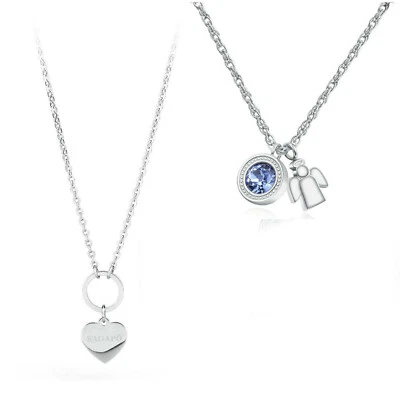 S'AGAPÕ Collane DONNA in Acciaio SHAC1 SKT03 s’agapo cuore angelo - Immagine 1 di 2