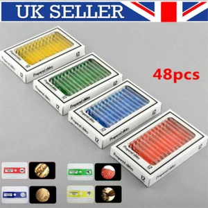 Kids Plastic Prepared Microscope Slides of Animals Insects Plants Vegetables Set - Picture 1 of 11