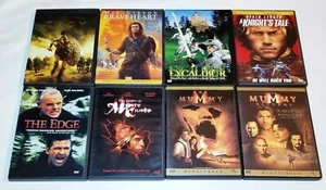 Troy, Excalibur, The Edge, Braveheart, Knight's Tale, The Mummy 1 & 2... DVD  - Picture 1 of 7