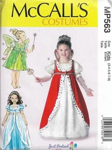 McCall's Kostüme Kinder Schnittmuster #MP563 - Kinder-Mädchenkostüme Gr. 3-8 HALLOWE - Bild 1 von 1