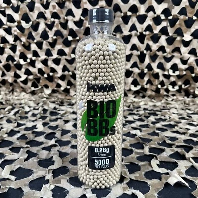 NEW KWA Bio .28g Airsoft BB's - 5,000 Rounds