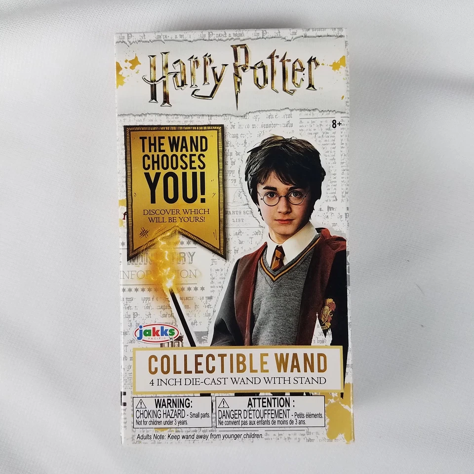Series 1 Harry Potter 4 Inch Die-cast Collectible Metal Mini Wand With Stand S2