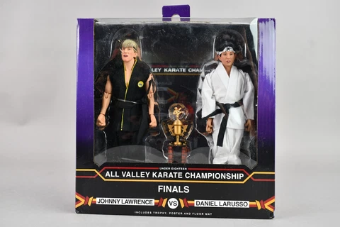 NECA Karate Kid Johnny And Daniel 2 Pack All Valley Championship Finals Cover