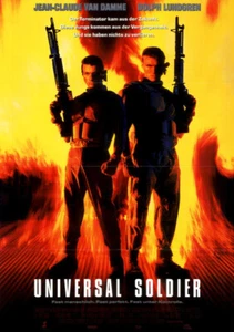 Universal Soldier ORIGINAL A1 Kinoplakat  Jean Claude Van Damme / Dolph Lundgren - Imagen 1 de 1