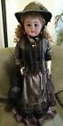 Antique Simon & Halbig Germany large 30" doll leather jointed open mouth teeth 