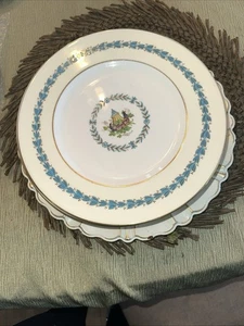 wedgewood china dinner plates 8 Dinner Plates Vintage PatternAppledore - Picture 1 of 3