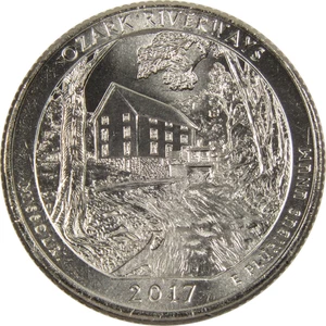 USA - 2017D - Washington ¼ $ - Ozark - National Park Issue - Picture 1 of 1