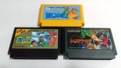 FC Famicom Lot Juouki Altered Beast Red Arremer II Makaimura Japan - Image 1 of 4