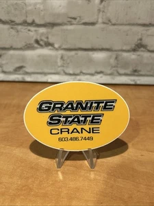 Granite State Crane Union Equipment Operating Engineers Hard Hat Sticker - Picture 1 of 1