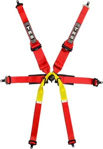 Imbracatura TRS monoposto 6 punti Superlite FHR solo rosso FIA - *2024 FIA DATE* - Foto 1 di 2