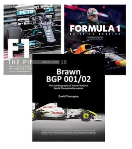 Formula 1 Brawn BGP 001/02 The Pinnacle Drive to Survive 3 Book Set - Picture 1 of 4