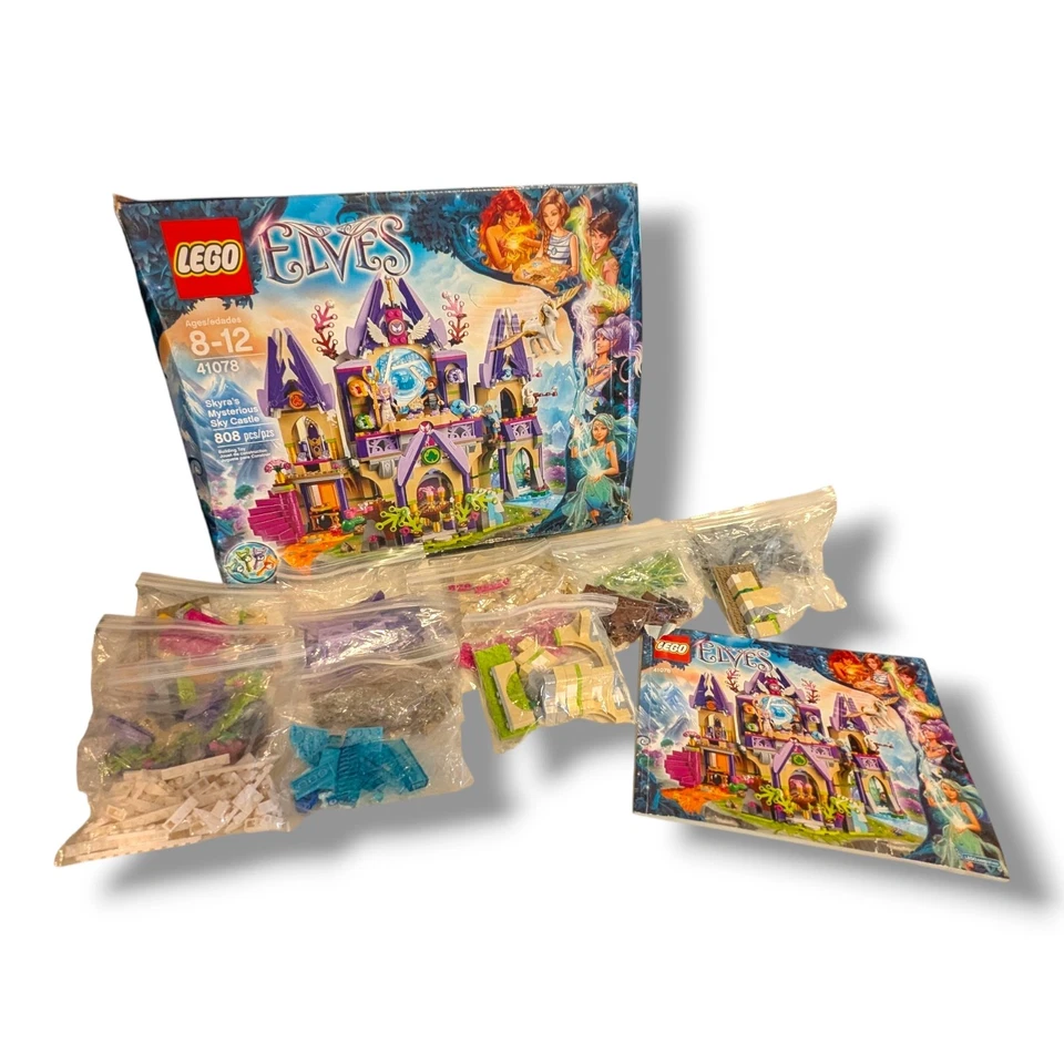LEGO Elves Skyra’s Mysterious Sky Castle Set - Missing Mini Figs, Read - Image 1 of 4