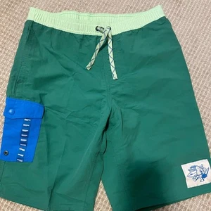 NWT Patagonia green kids board shorts lined. Size extra extra large XXL. (16-18) - Picture 1 of 7