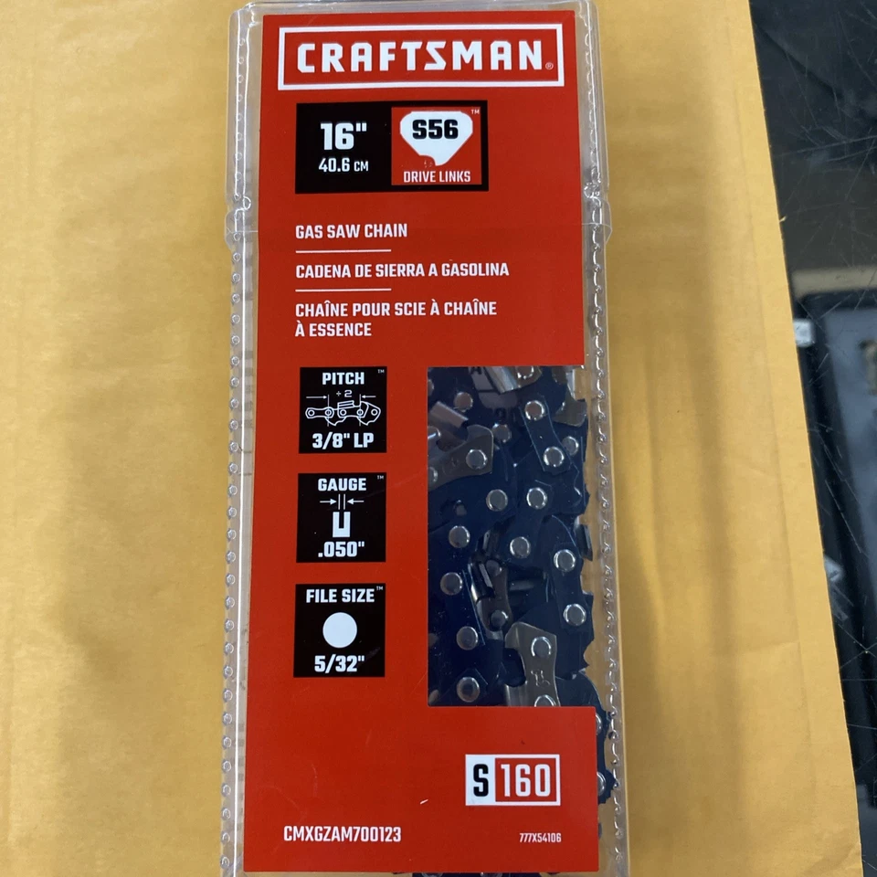 Craftsman Chainsaw Chain 16" S160 Cmxgzam700123