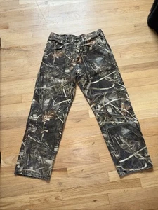 WRANGLER Camo Jeans Size 34x32 Good Condition - Imagen 1 de 4