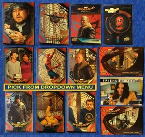 2017 Upper Deck Spider-Man Homecoming Inserts/Plata Web Tarjetas Tú eliges (Hobby) - Imagen 1 de 29