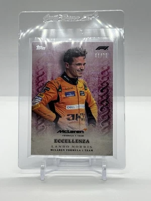 2024 Topps Eccellenza F1 Serial Numbered Lot - Norris, Zhou, Bottas - 8 Cards - Image 1 of 4