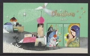 AUSTRALIA 2023 CHRISTMAS Religious Minisheet block MNH In Stock now - Picture 1 of 1
