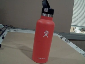 UsedVeryGood_Hydro Flask 18 Oz Standard Mouth Insulated Wat_Goji Red_Sz18 Ounces - Picture 1 of 4
