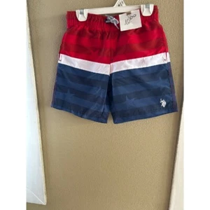 Swim Trunks American Flag Patriotic Stars Stripes Boys Size Unknown - Picture 1 of 1
