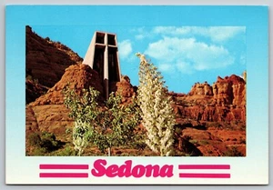 Sedona AZ Chapel Of The Holy Cross Postcard Unposted Message On Back - Picture 1 of 2