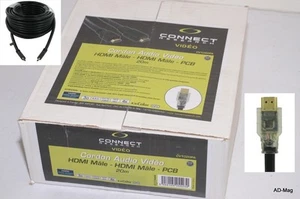 Câble ampli HDMI 1.4a plaqué Or 20m (3D/4K..) CONNECT RESEARCH CVB1020PA - NEUF - Imagen 1 de 10