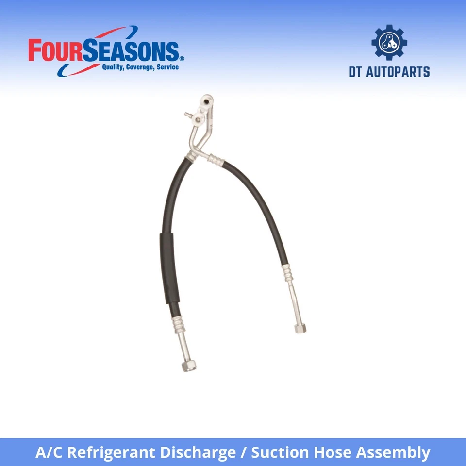 1992-93 Cadillac Commercial Chassis Discharge/Suction Line Hose Assy 4 Seasons - Image 1 of 4