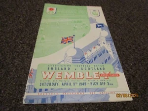 ENGLAND v SCOTLAND 1949 APRIL 9th @ wembley - Picture 1 of 1